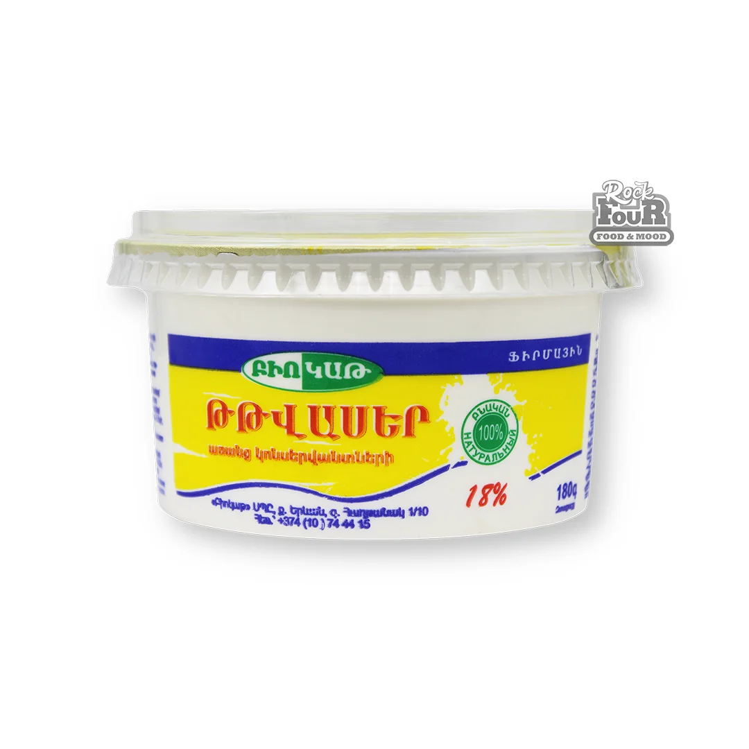 Sour cream "Biokat" 18% 180g